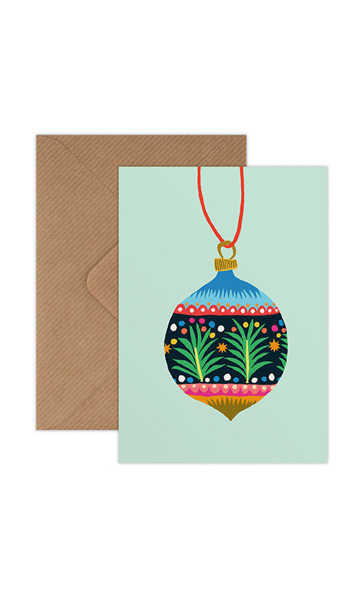 Christmas Mini Card Pack - Bauble & Mistletoe.
