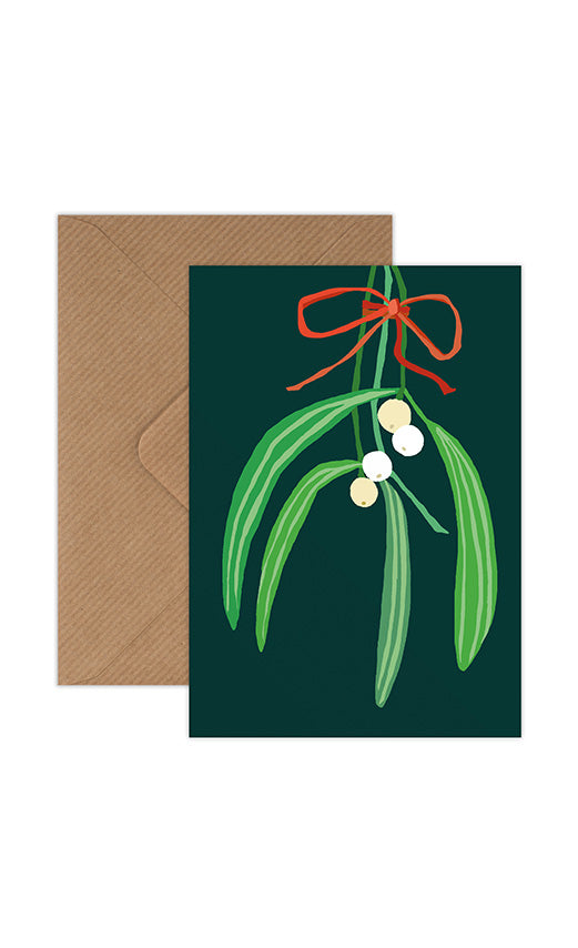 Christmas Mini Card Pack - Bauble & Mistletoe.