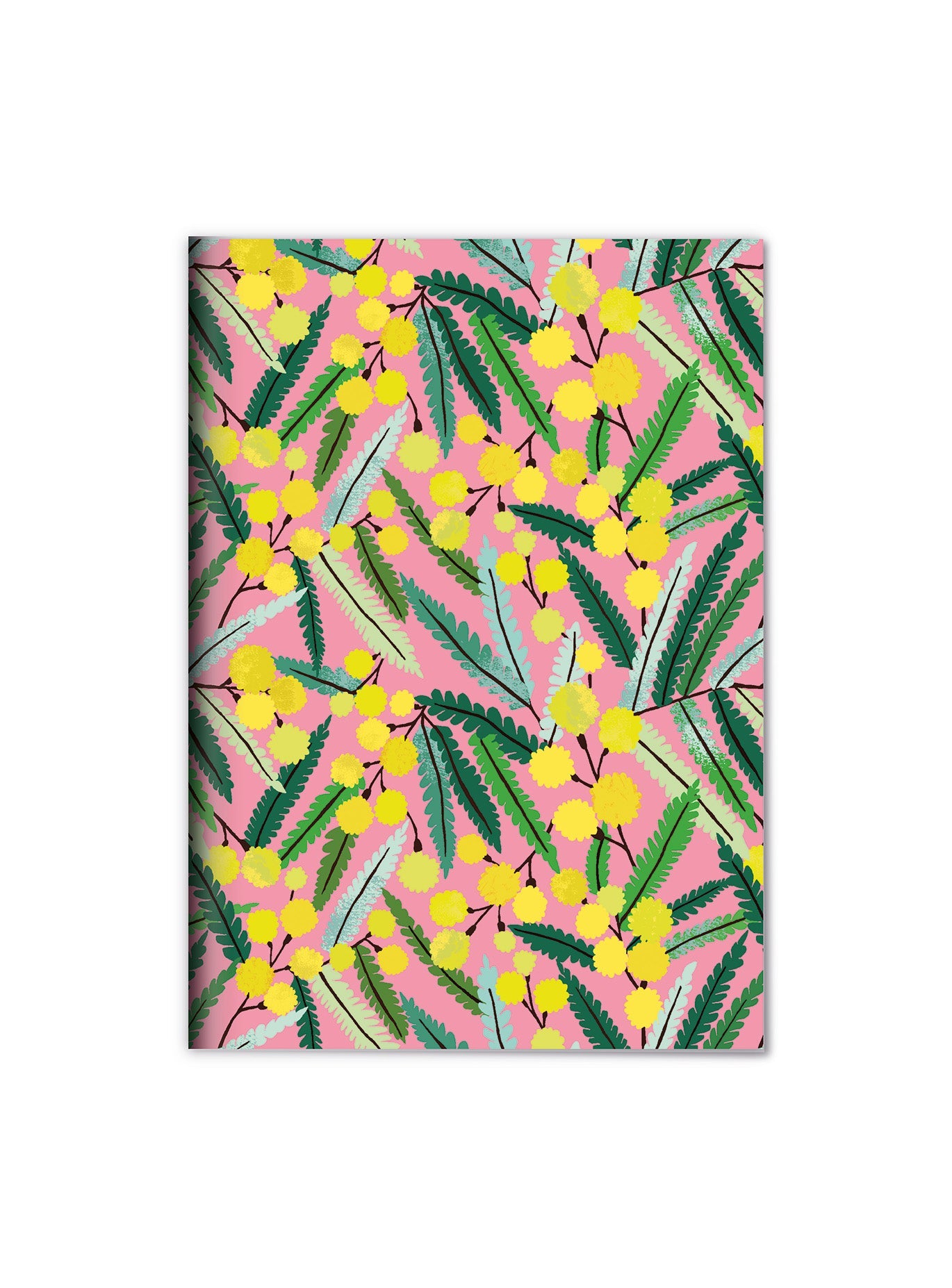 Pink Mimosa A6 Notebook