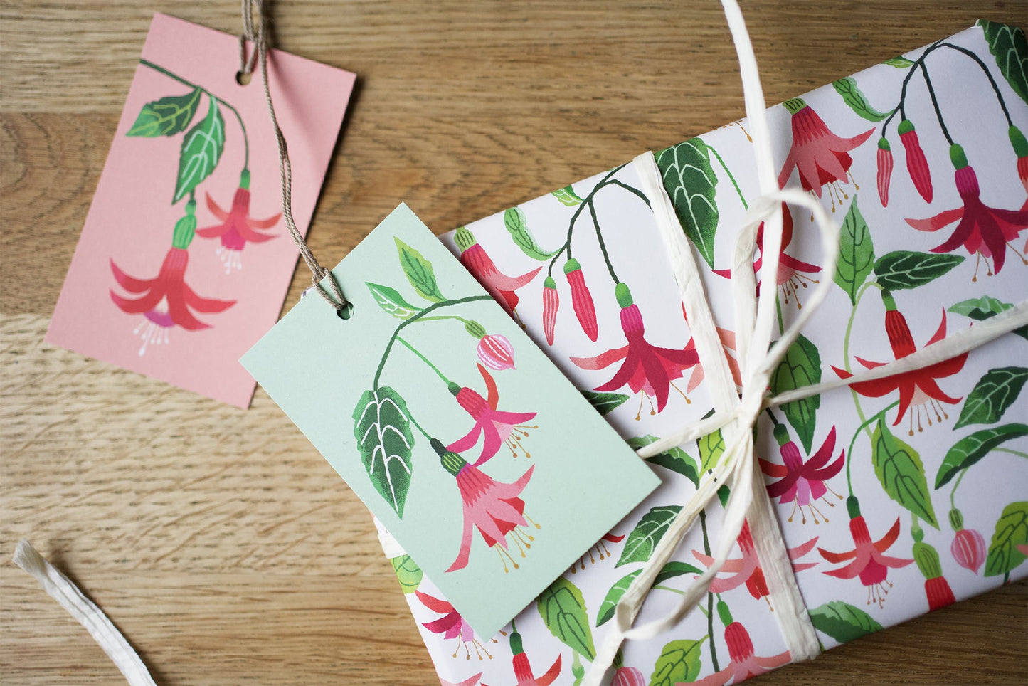 Fuchsia Gift Tags Pack