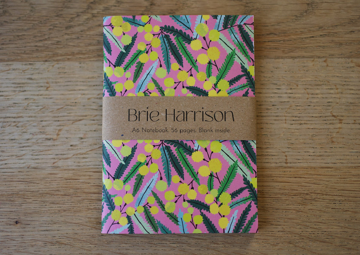 Pink Mimosa A6 Notebook