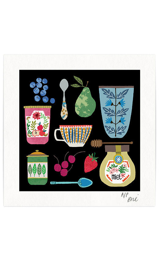 Vintage Kitchen Giclée Print