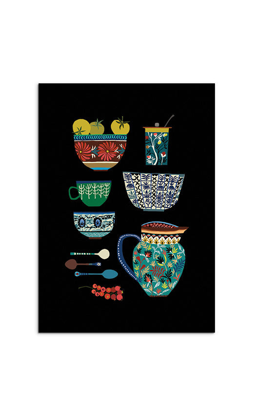 Kitchen Study Print A3