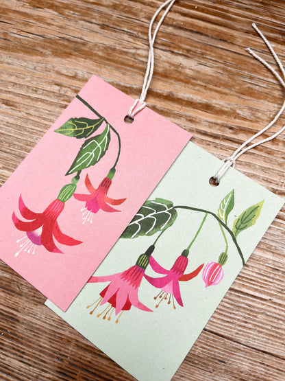 Fuchsia Gift Tags Pack