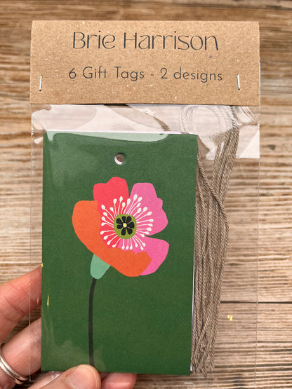 Poppies Gift Tags Pack