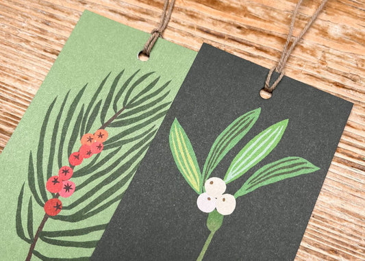 Winter Foliage Gift Tags Pack