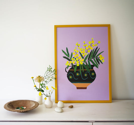 Mimosa Jug Print