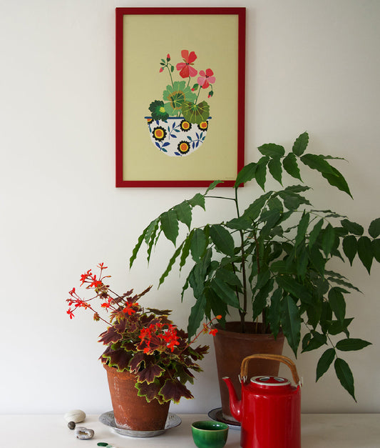 Pelargonium Print